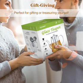 Zpose teapot scale line helps measure water and timing.