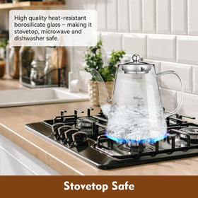 Zpose teapot lid with vent hole for safe, smooth brewing.