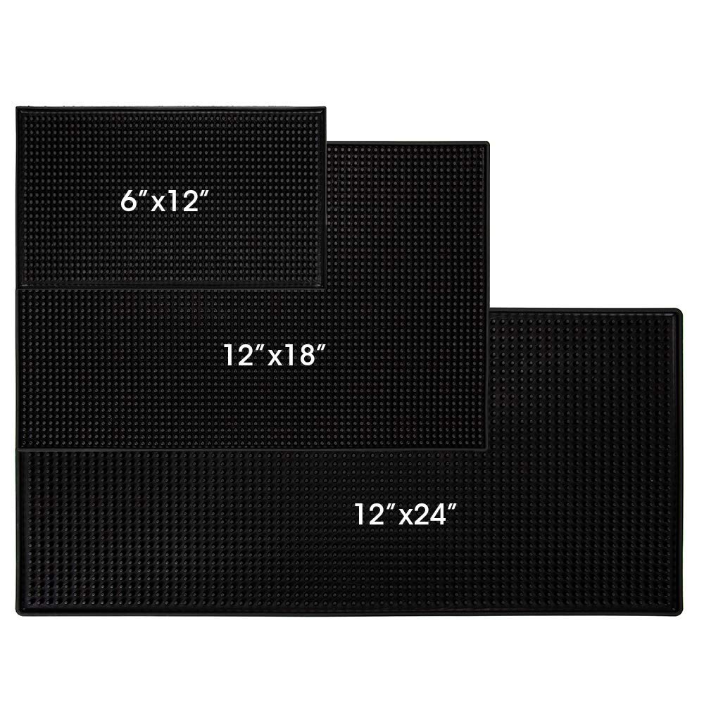ZQIAN BEAUTY 3Pcs bar mats with nonslip surface protecting counters