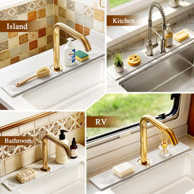 Zrpot mat surface protecting countertops from splashes