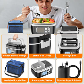 ZRYBOMY complete heated lunch set with utensils