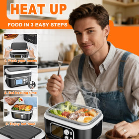ZRYBOMY removable divider organizes meals efficiently