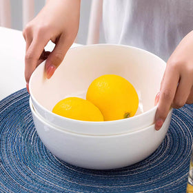 Zscera easy-clean large bowl simplifies post-meal cleanup.