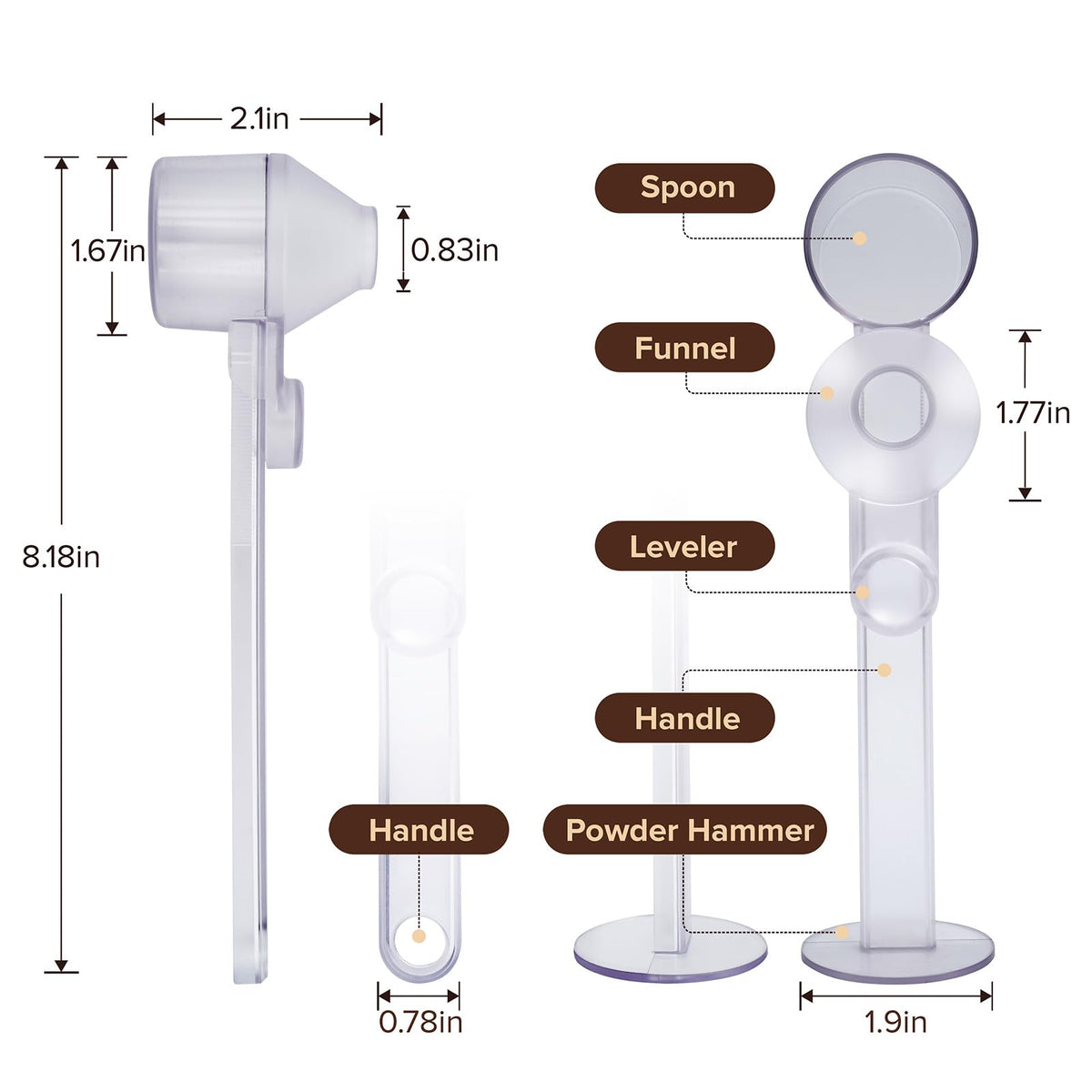 Zsdoue KCup-compatible pods and powders use.