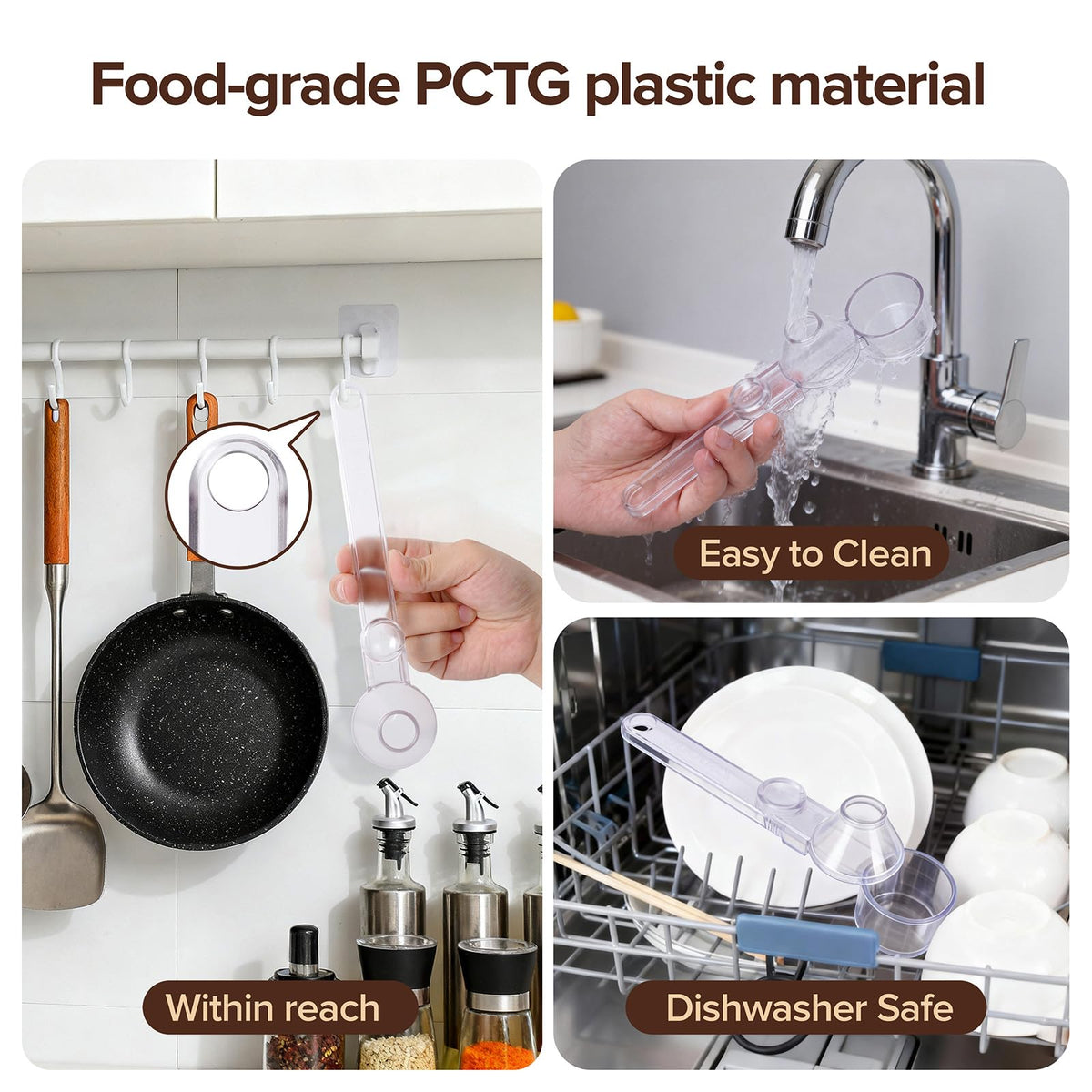 Zsdoue spill-proof funnel mouth reduces mess.