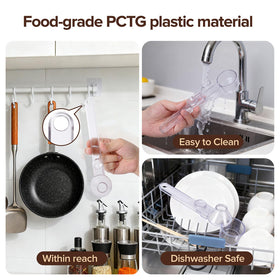 Zsdoue spill-proof funnel mouth reduces mess.