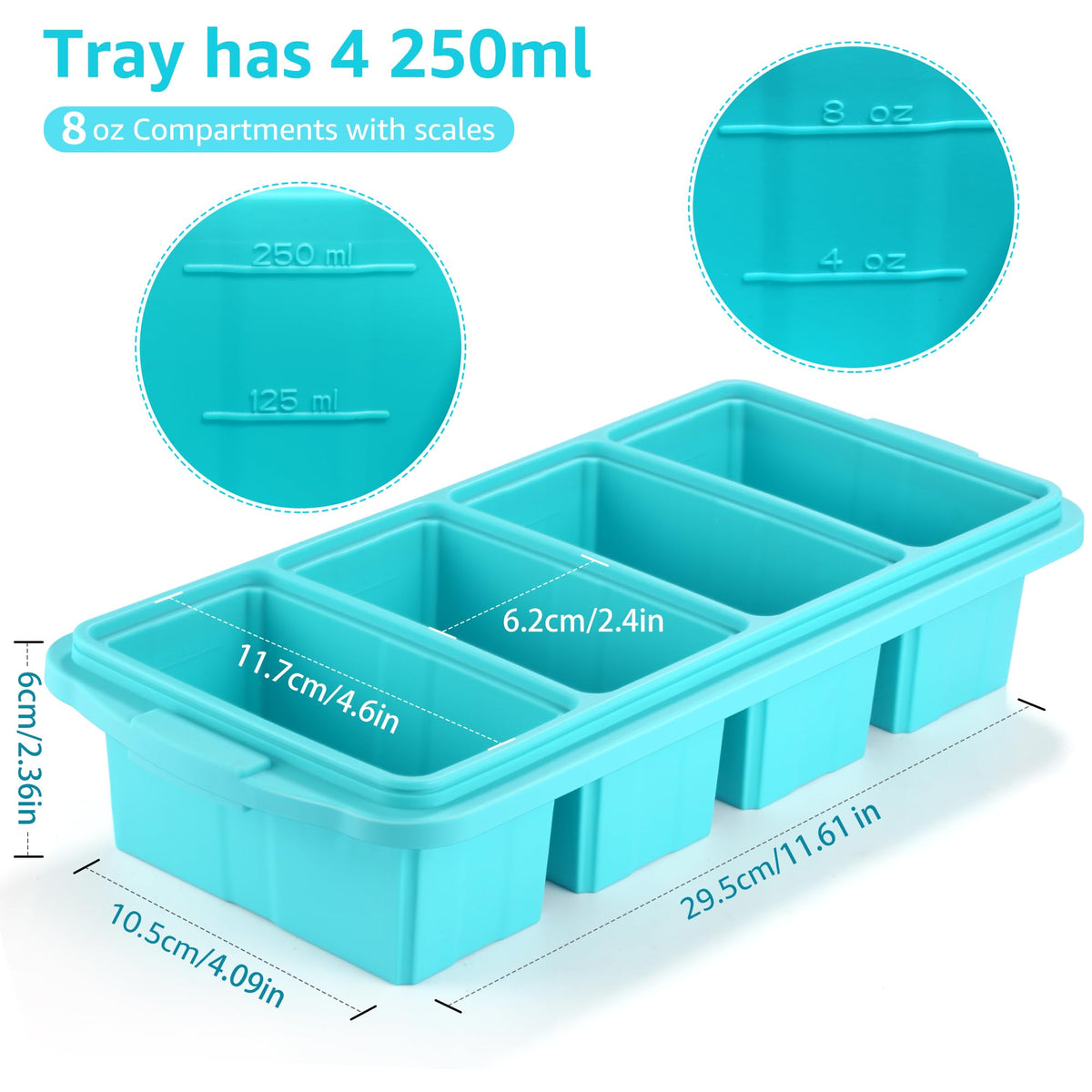 Ztomine dishwasher-safe tray for easy cleanup.