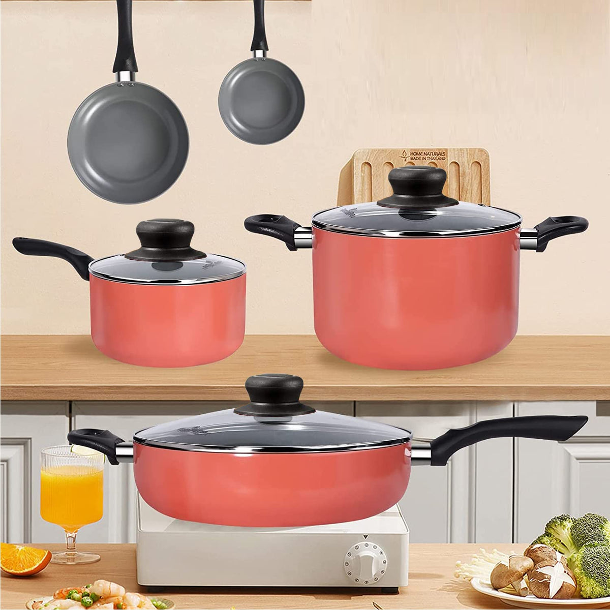 ZUIHUI compatibility ensures fits popular 12-inch cookware