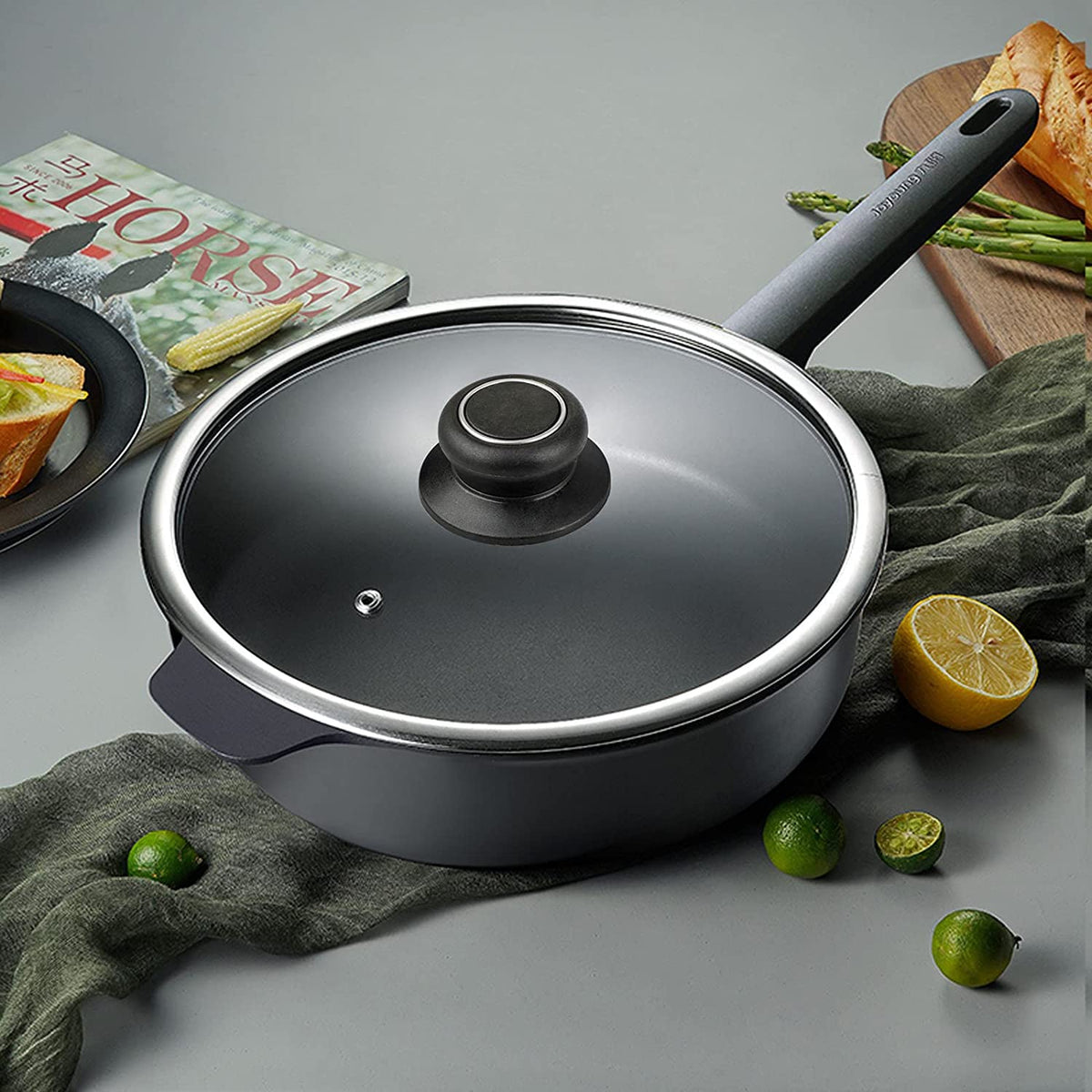 ZUIHUI tempered glass lid withstands temperature changes for safety