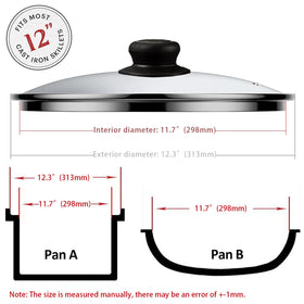 ZUIHUI glass lid with steam vent for moisture control