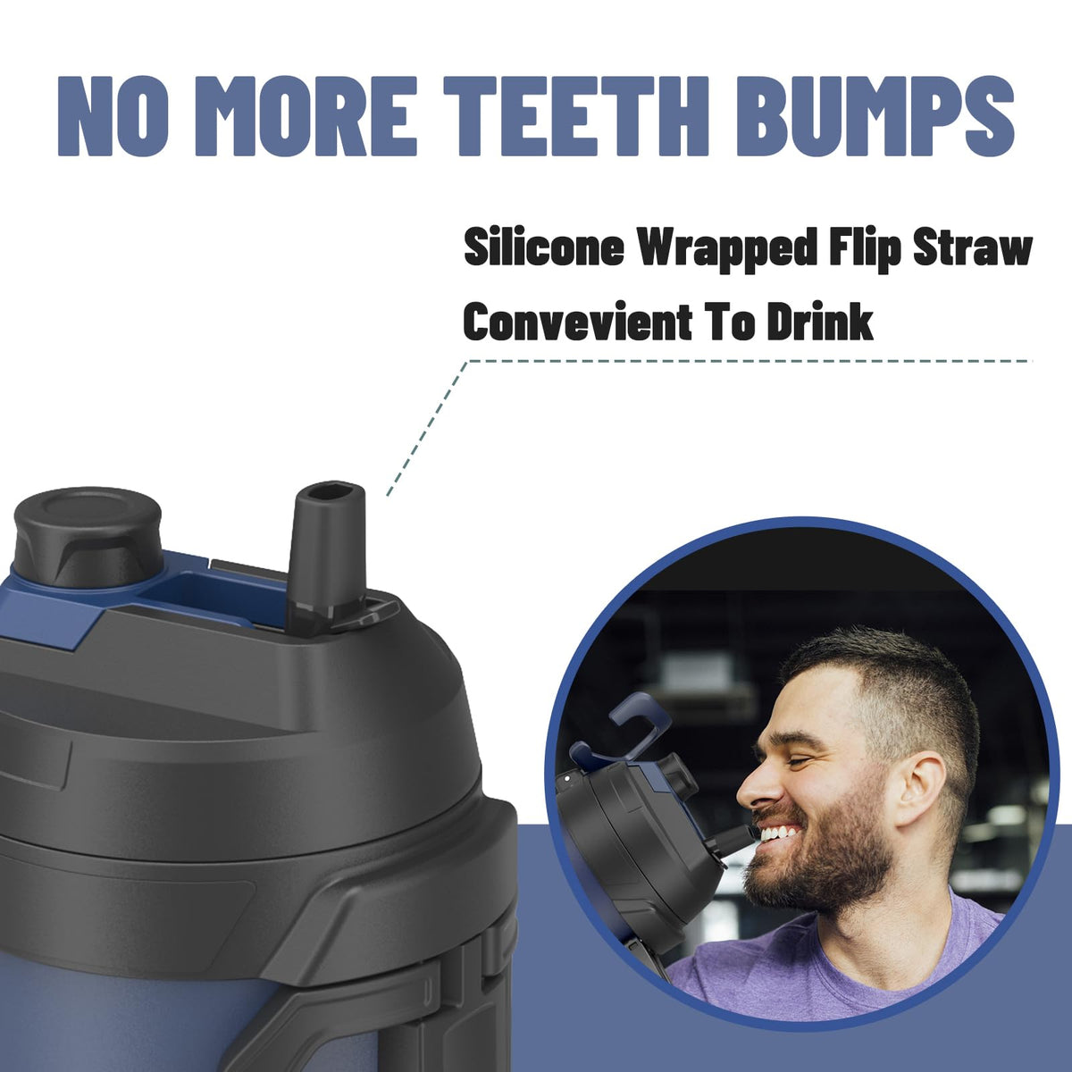 Double-wall insulation highlights no-sweat exterior on the Zukro jug.