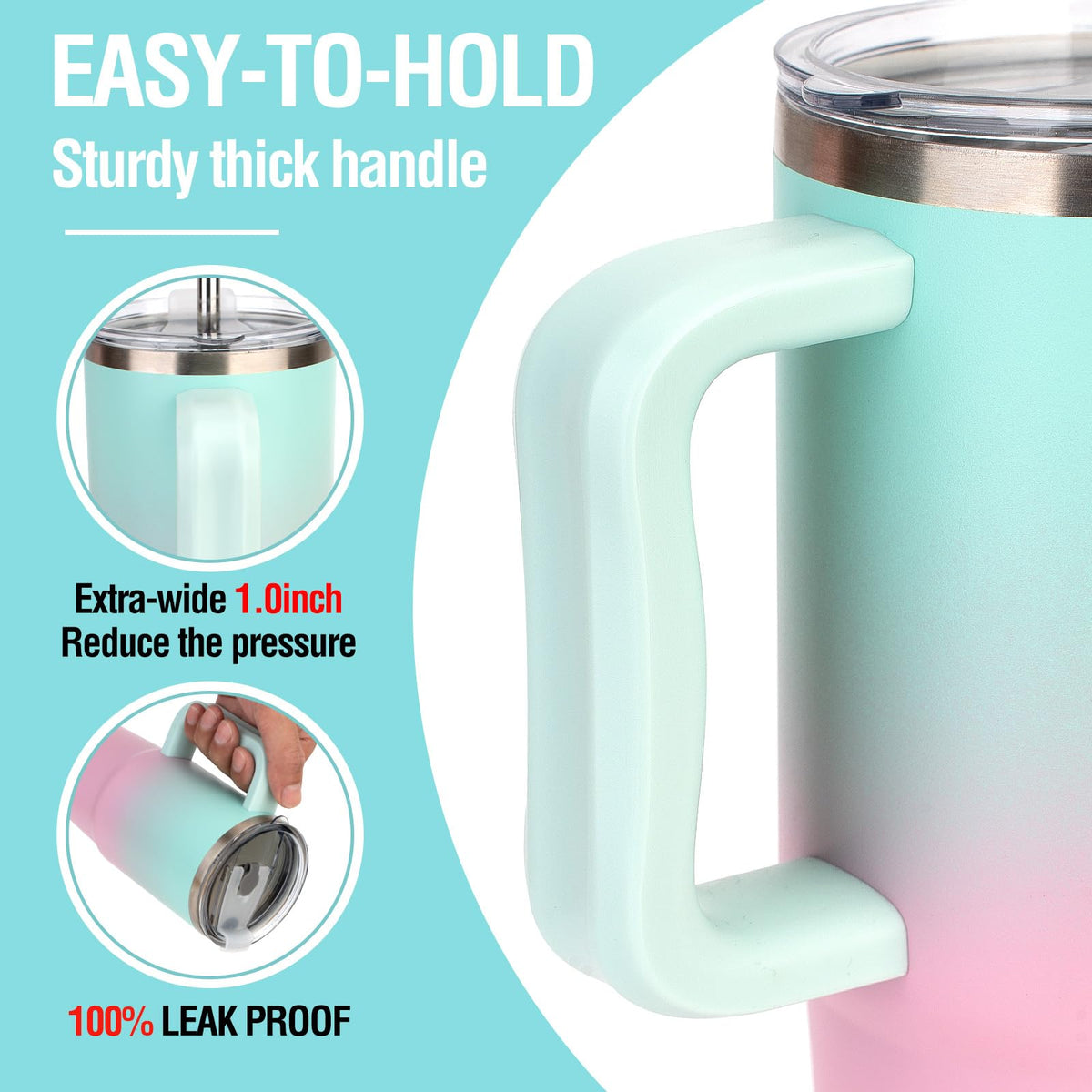 Zukro ceramic interior is easy to clean and odor-free