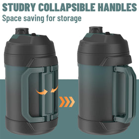 Zukro collapsible side handle folds away for compact storage.