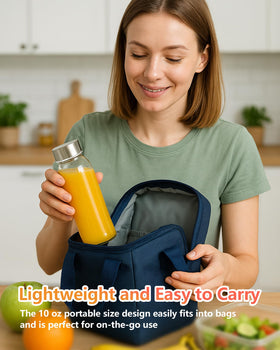 Zukro dishwasher safe glass bottle for easy cleaning
