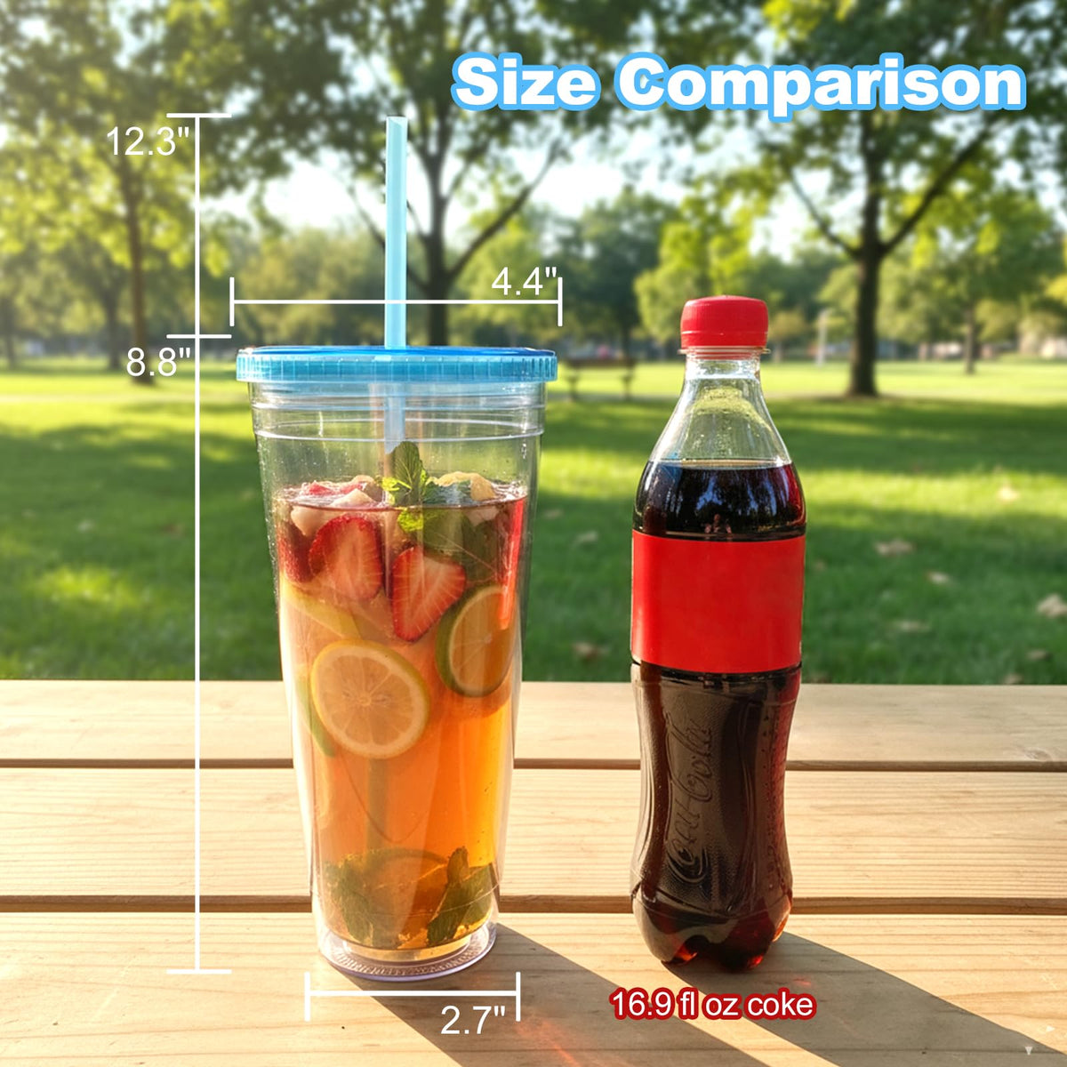 Zukro double-wall insulated tumbler prevents condensation and keeps drinks colder longer.