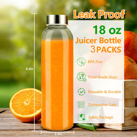 Zukro glass bottle cap with stainless steel seal keeps beverages airtight.