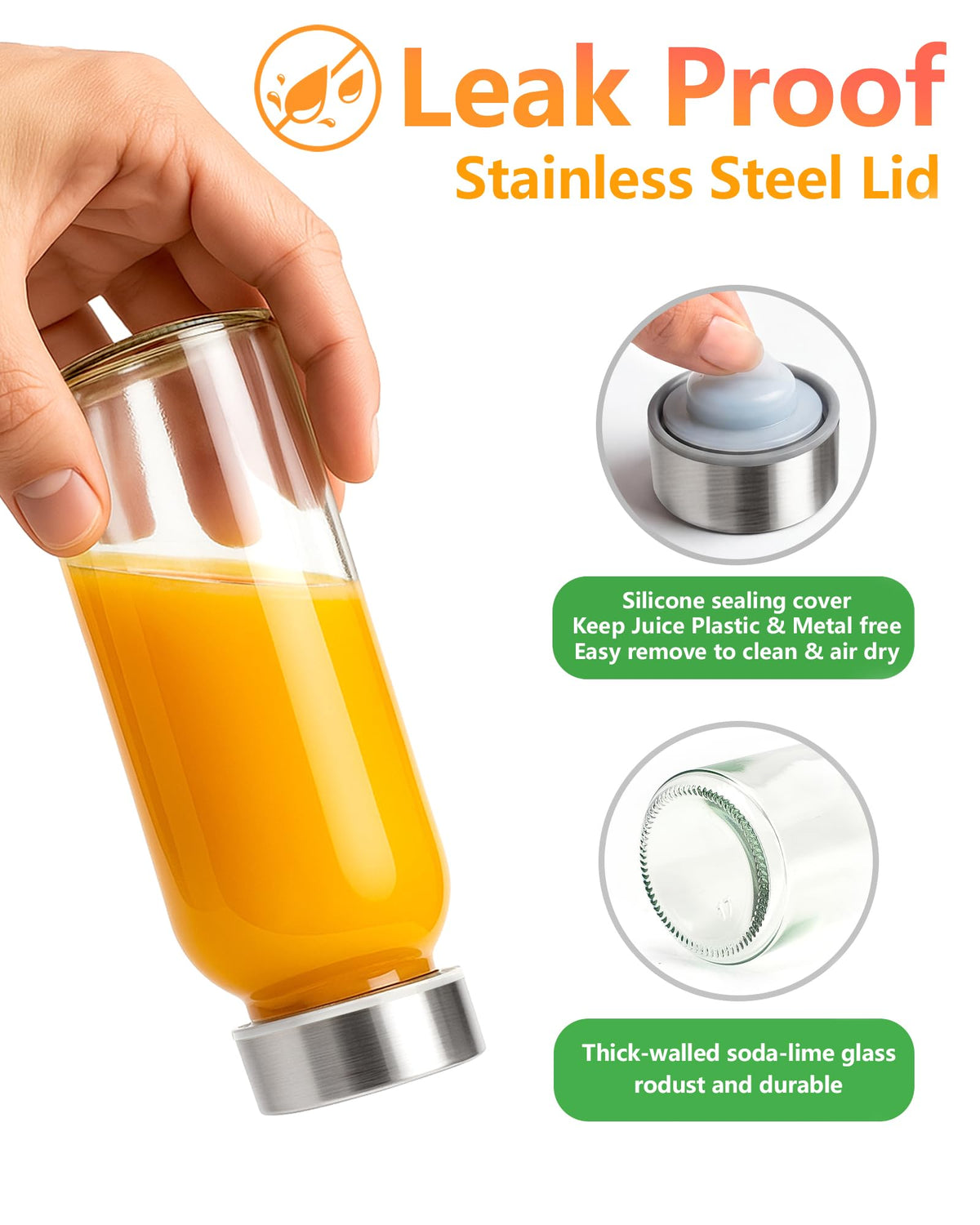 Zukro juicing bundle includes brush, funnel, and ice tray for easy prep
