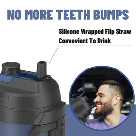Zukro stainless steel jug prevents condensation and metallic taste.