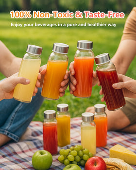 Zukro reusable glass bottle supports a greener lifestyle