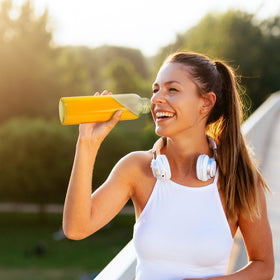 Secure packaging ensures safe delivery of Zukro juice bottles.