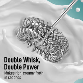 Zulay Froth N Go single whisk ready for quick frothing and lattes