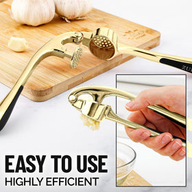 Zulay Kitchen 3-piece garlic mincer tool for versatile grinding and paste making.