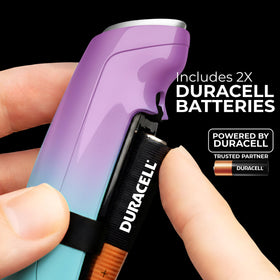 Zulay Kitchen 4 AA batteries included for cordless foam on the go.