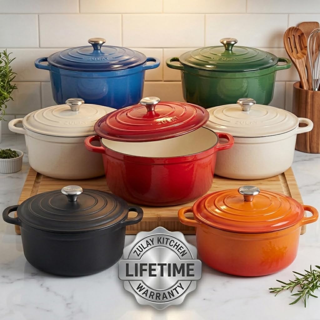 Zulay Kitchen 6.6-quart capacity serving family-size meals
