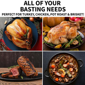 Angle needle injects chunky marinades for even flavor distribution