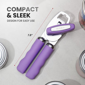 Zulay Kitchen can opener with soft grip handles for comfortable, slip-resistant operation.