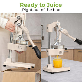 Zulay Kitchen detailed bowl view highlights large 5-inch capacity for lemons to grapefruits