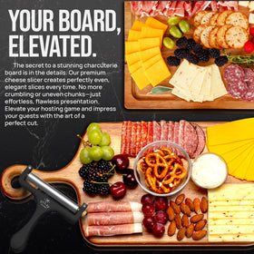 Zulay Kitchen sturdy zinc-aluminum body supports daily cheese prep.