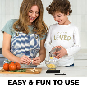 Zulay Kitchen cleaning brush included for thorough residue removal after use