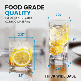 Zulay Kitchen crystal-clear look highlights lemonade and cocktails.
