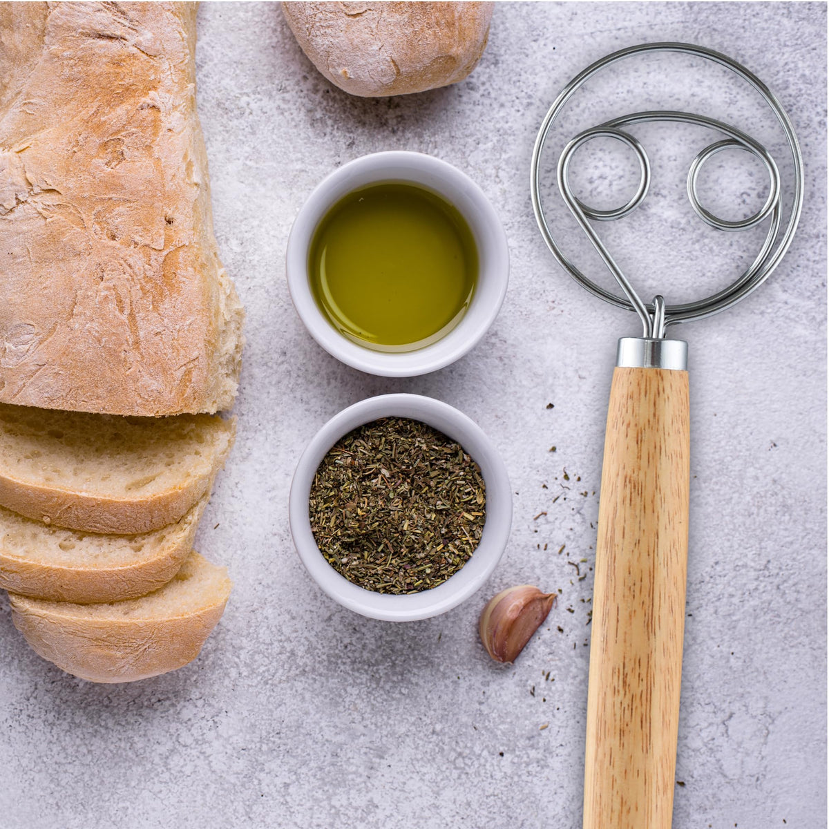 Zulay Kitchen care ready dough whisk easy to clean after use.