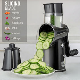 Zulay Kitchen dishwasher-safe blades simplify cleanup after use.