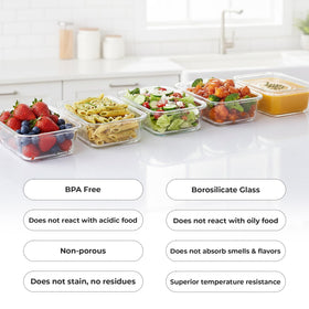 Zulay Kitchen containers are dishwasher-safe for easy cleaning.