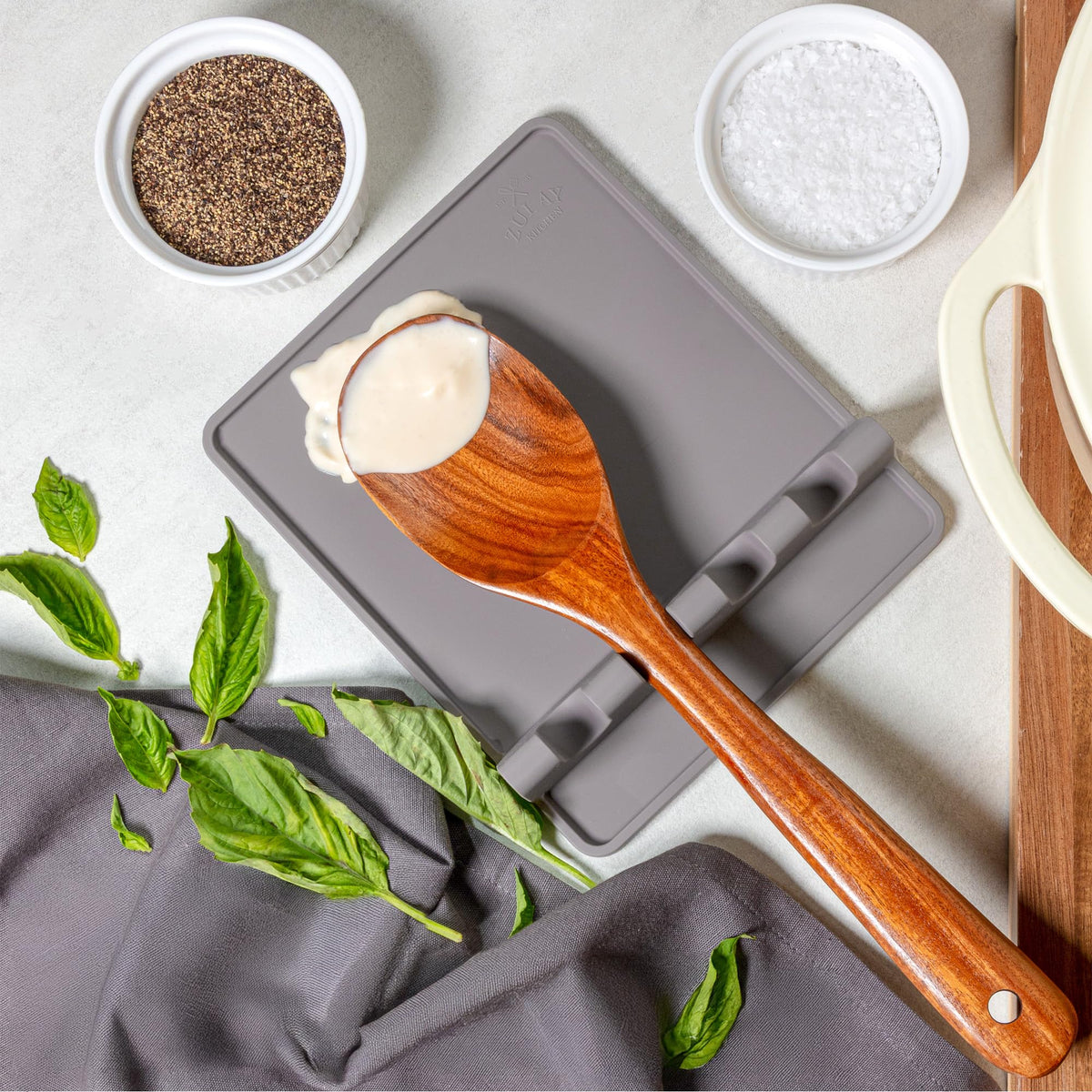 Zulay Kitchen drip pad holder is dishwasher safe for easy cleanup