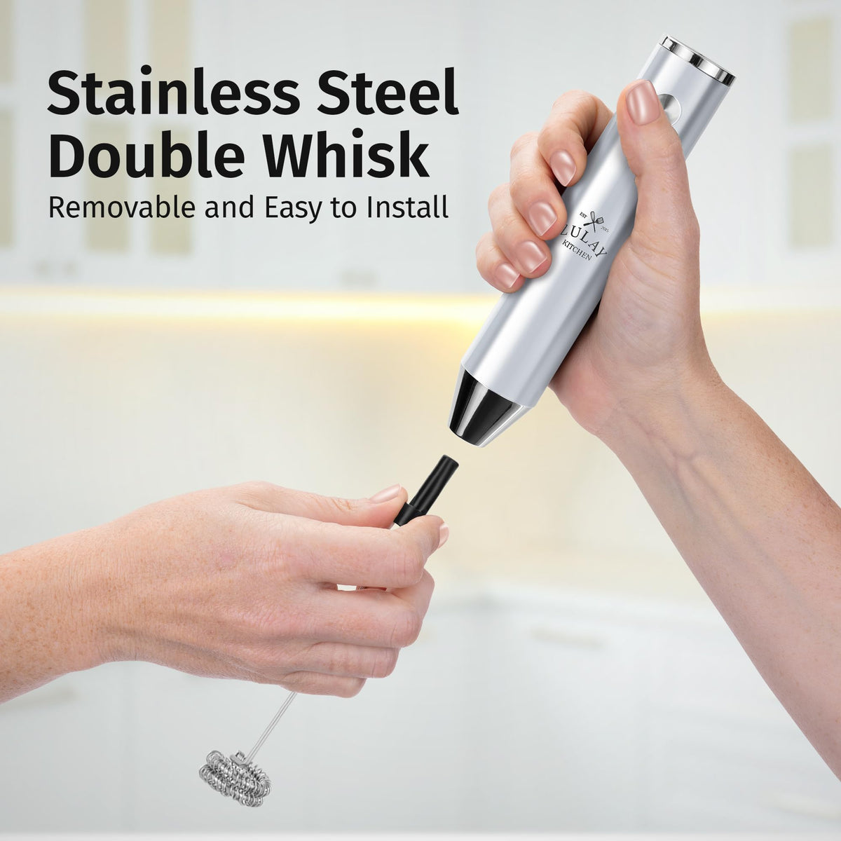 Zulay Kitchen easy to clean design with IPX6 rating for quick rinsing.