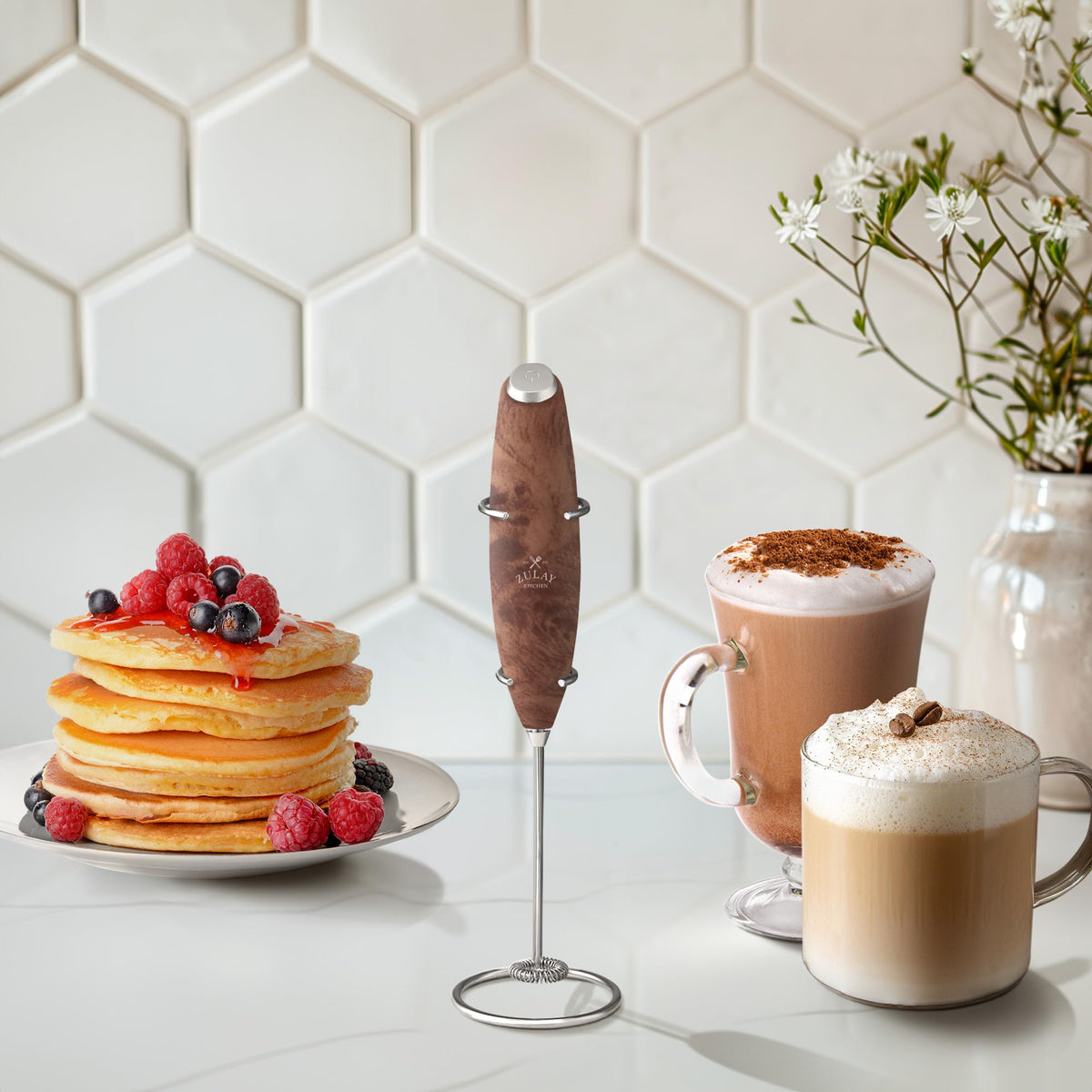 Zulay Kitchen cleaning: rinse after use with stand