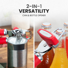 Easy-turn knob on the Zulay Kitchen tool provides steady, controlled operation.