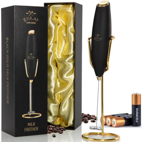 Zulay Kitchen Executive Series Milk Frother in gift box, perfect for thoughtful gifts.