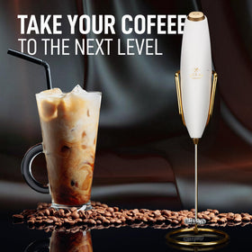 Foam for hot chocolate and coffees, even on the go.