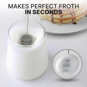 Zulay Kitchen milk frother delivering café-quality foam for coffee and lattes
