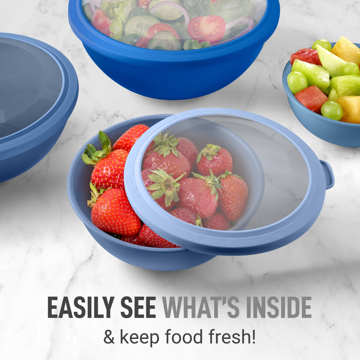 Zulay Kitchen bowls are freezer safe for storing leftovers.