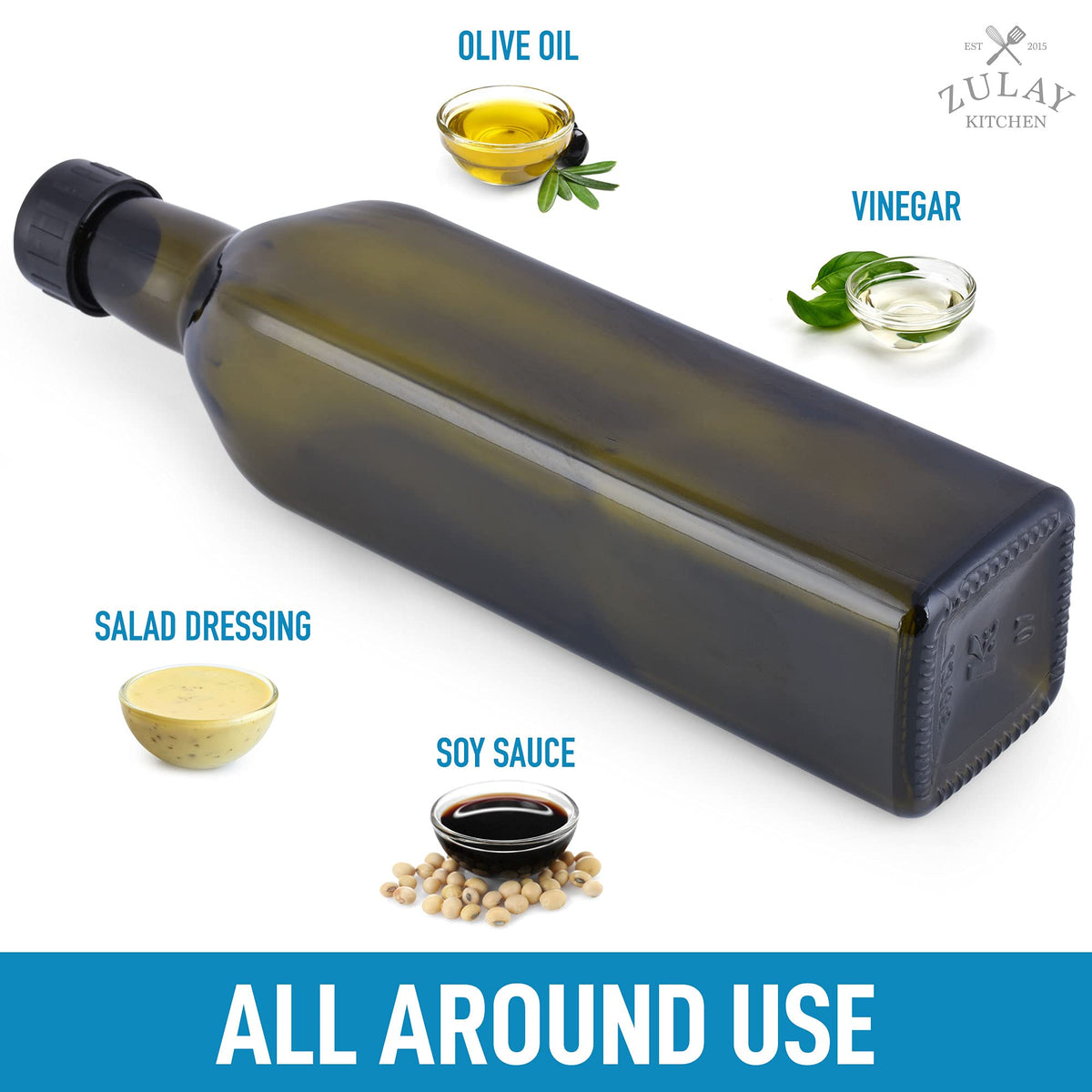 Zulay funnel for clean refills without spills.