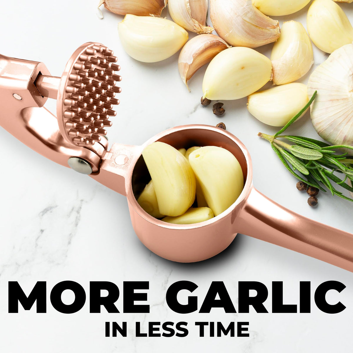 Zulay Kitchen garlic press cleaning brush for quick residue removal