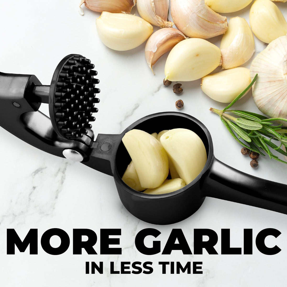 Zulay Kitchen garlic press designed for top-rack dishwasher cleaning