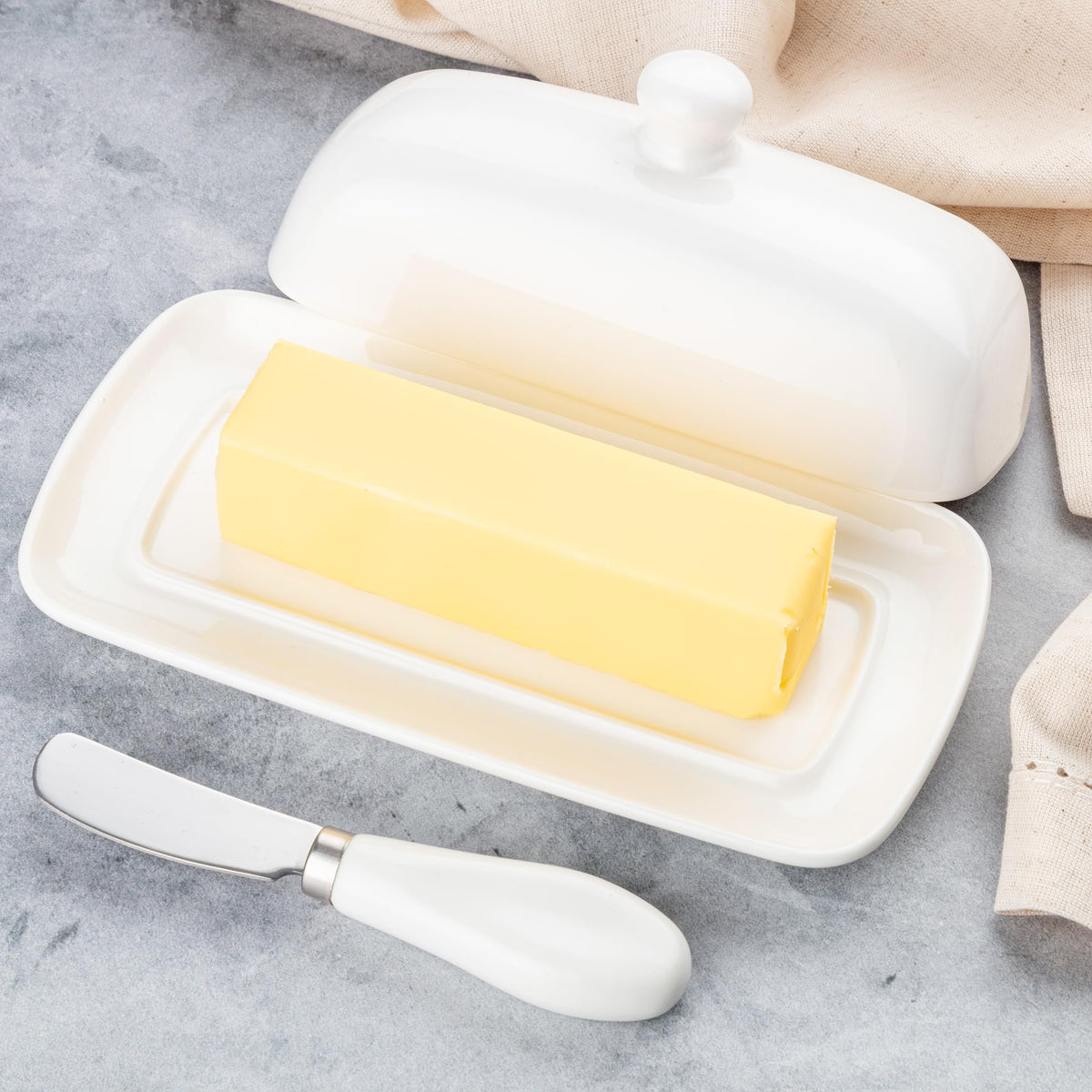 Zulay Kitchen gift-ready butter dish ideal for brunches and housewarmings