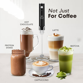 Zulay Kitchen IPX6 waterproof frother makes cleaning easy after use.
